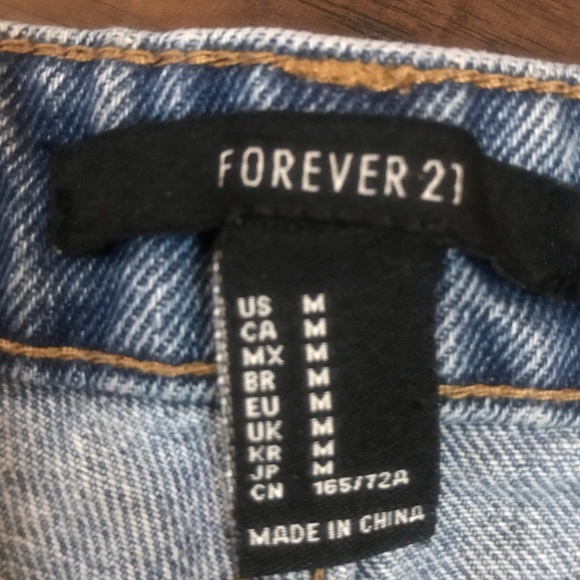 Forever 21 Jean Shorts M - Picture 6 of 6